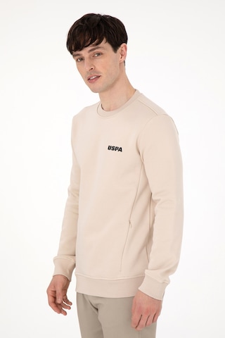 U.S. Polo Assn. Erkek Regular Fit Bisiklet Yaka Taş Sweatshirt 50292362-VR049