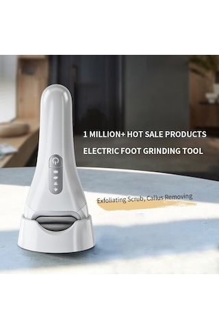 Mjq03 Elektrikli Ayak Nasır Sökücü Ayak Öğütücü 3 Silindir Kafalı Şarj Edilebilir Pedikür Aracı