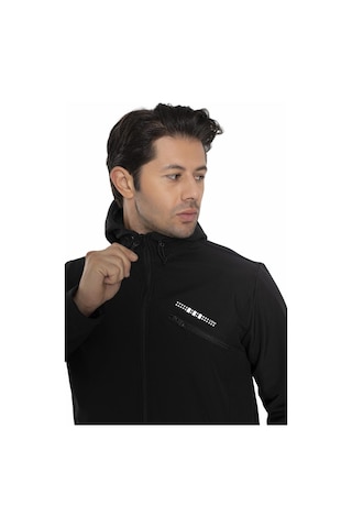 Crozwise Erkek Softshell Mont Siyah