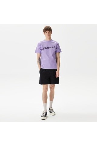 The Kooples Erkek Baskılı Bisiklet Yaka Mor T-shirt