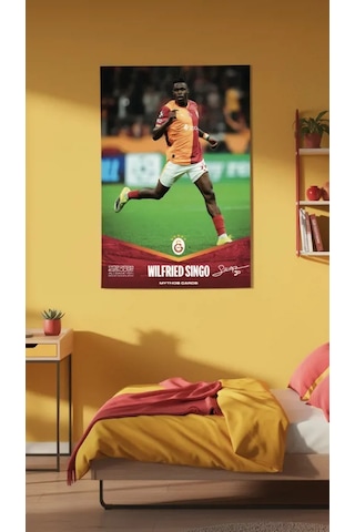 Galatasaray X Juventus - Wilfried Singo İmzalı Statik Poster