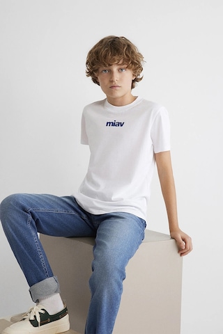 Mavi Erkek Çocuk T Shirt 66332620 Beyaz Beyaz