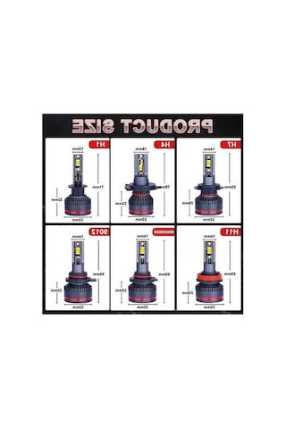 Flybuy Hyundai 300w H1 H4 H7 H11 Araba Far Ampulü 6500k Led Canbus H8 9005 9006 Hb3 6500k Super 9005/hb3 12 Led Far Ampulü 12