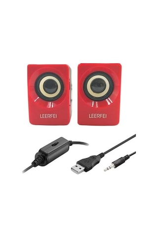9048523491517 - Buffer N62 1+1 Multimedia Usb Ve Jacklı Mini Hoparlör Yüksek Stereo Ses Sistemi