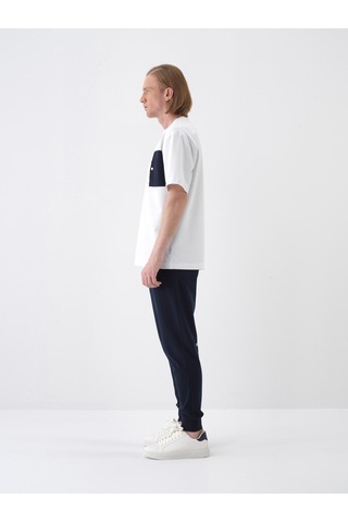 Xint Lacivert Pamuk Dokulu Regular Fit Sweat Pantolon 380207