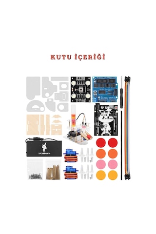 Programlanabilir Renk Ayırıcı Robot Kiti Arduino Uyumlu Robotik Ve Stem Eğitim Deney Seti