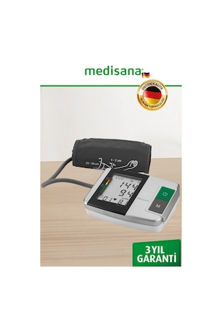 Dijital Medısana Alman Tasarım Büyük Ekran Kol Tipi Dijital Tansiyon Ölçme Aleti Mts-51152 Pilli Ko