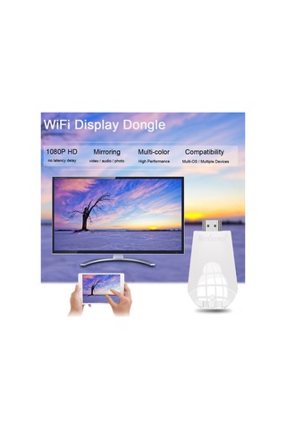 Skycity Mirascreen K4 Siyah Kablosuz Ekran Yansıtıcı - 1080p, Airplay/miracast/dlna, Android/ios Uyumlu, Taşınabilir Hdmı Gönderici