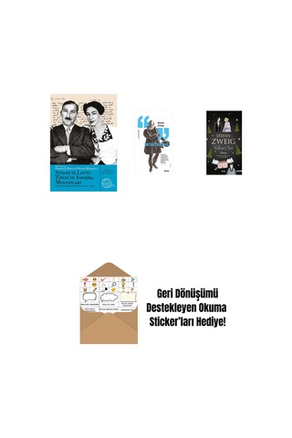 Stefan Ve Lotte Zweig In Amerika Mektupları + Montaigne + Yakıcı Sır + Okuma Sticker'ları