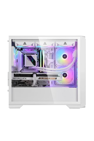 Segotep Radiant Beyaz 750w 80+ Bronze Midi Tower Kasa