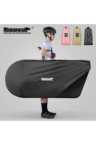 Willowhaven Rhinowalk 27 Inç Mtb Veya 700c Yol Bisikleti İçin Pembe Taşıma Çantası Hafif Bisiklet Koruma Kılıfı Ahşap