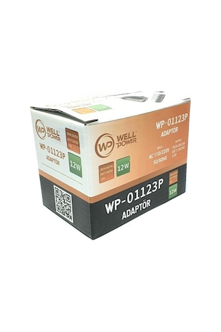 Wellpower Dc 3V-12V 1Amper Voltaj Ayarlanabilir Adaptör Wp-01123P