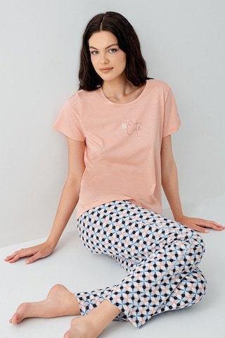 Arnetta Kadın Turuncu Pijama Takım Turuncu