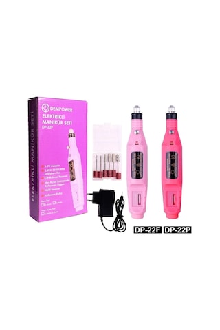 Dempower Elektrikli Manikür Seti Çok Renkli
