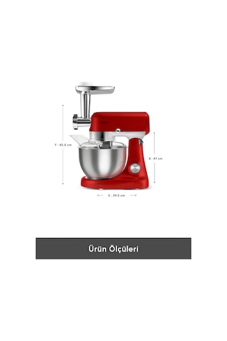 Karaca Multicast Plus 5 L Döküm Hamur Yoğurma Makinesi + Aparat