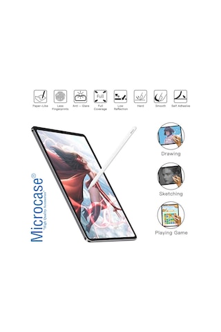 Apple Uyumlu iPad  Pro 12.9 2022 M2 Paper Like Kağıt Hissi Mat Film - AL3289