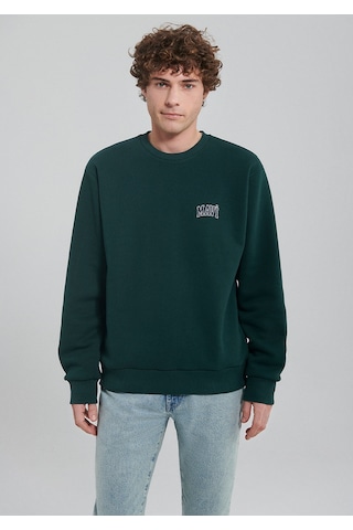 Mavi - Mavi Logo Baskılı Yeşil Sweatshirt 0611716-81570 Yeşil