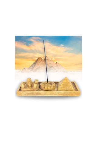 Antik Mısır Sphinx Piramit Çubuk Tütsülük Ve Tealight