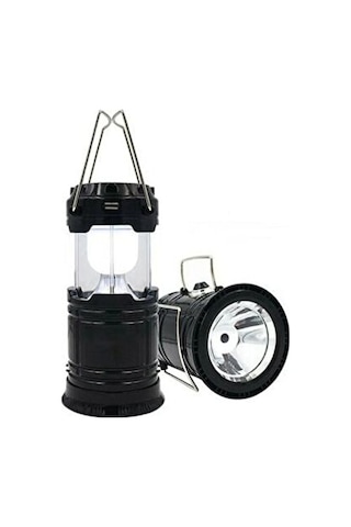 Kenpazar Solar Şarjlı Güneş Enerjili Fan Kamp Feneri Güneş Paneli Kamp Şarjlı Işıldak Usb Şarj