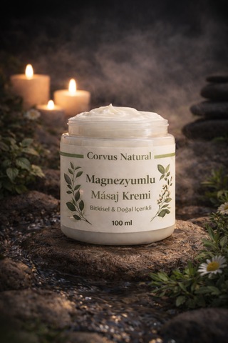 Corvus Natural Magnezyumlu Masaj Kremi 100 ML