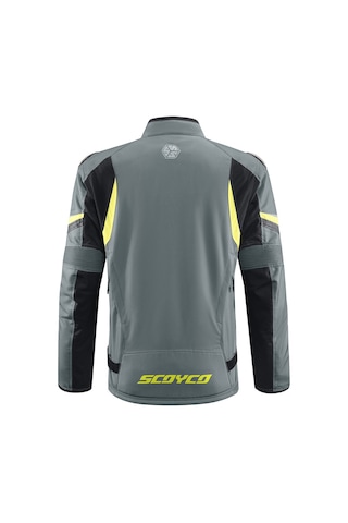Scoyco JK176 - 4 Mevsim Mont Gri - Sarı - Siyah