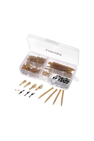 Lixada 100 Adet Terminali Sazan Balıkçılık Iğneler Y4700cm Kamuflaj