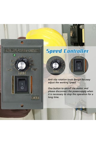 Kosona Dc-51 180v Dc Motor Hız Kontrol Cihazı - Mikro Elektronik Regülatör, Tek Fazlı, Çıkış Gerilimi Ayarlanabilir