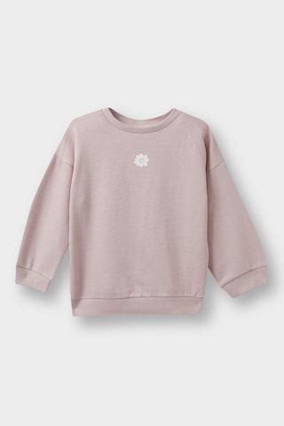 Defacto Kız Bebek Bisiklet Yaka Çiçekli Sweatshirt E8351a525aupr345 Mor