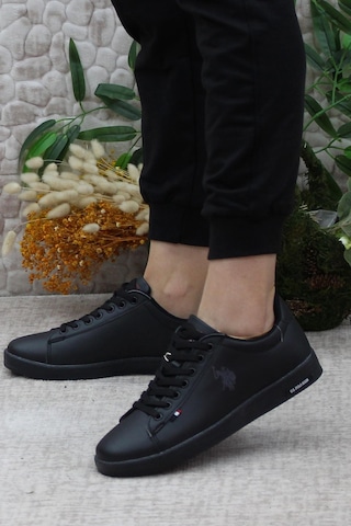U.s. Polo Assn. Franco 3pr Anatomik Orijinal Ürün Rahat Unisex Sneaker Ayakkabı Siyah