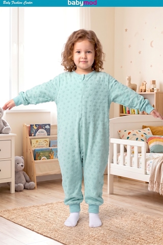 Babymod 1.5 Tog Kız Erkek Çocuk Pamuklu Uyku Tulumu Yeşil