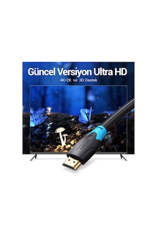 Vention 5m Hdmi Kablo Full Hd Görüntü 4K