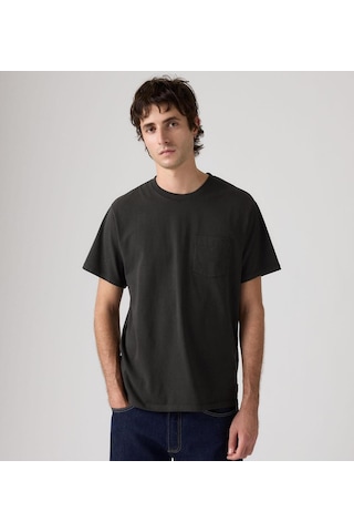 Levi's Erkek Ön Cepli Siyah Tişört - 005h0-003 Siyah