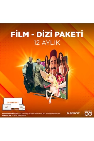 D Smart Go Film Dizi Paketi 12 Aylık