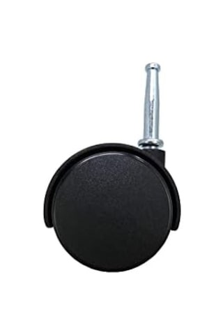 Shepherd Hardware 9406 Ofis Sandalyesi Tekerleği, Frenli Çift Tekerlek, 5 Cm, 8 Mm Şaft Çapı, 34 Kg Taşıma Kapasitesi, 2&apos Li Paket, Siyah Ahşap