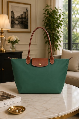 Longchamp Kadın Omuz Çantası Medium L2605 089 Yeşil