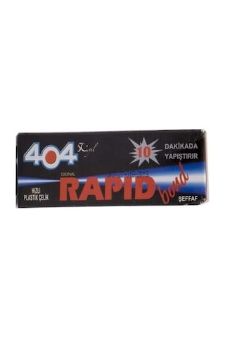 404 Rapid Bond Hızlı Plastik Çelik Yapıştırıcı 16g 10 Dk Da Yapıştır Genel