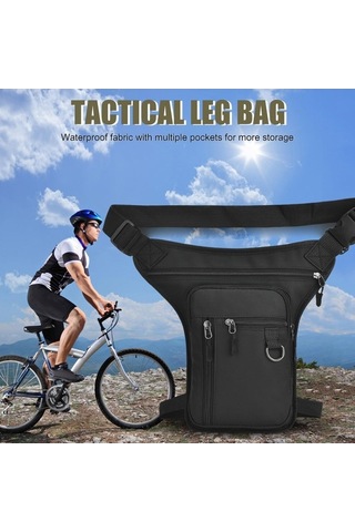 Pazly Erkekler Ve Kadınlar İçin Siyah Motosiklet Bırak Bacak Modeli Siyah