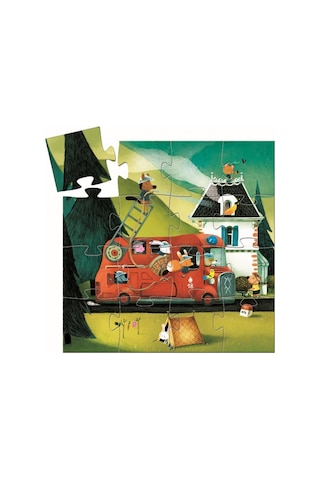 Djeco The Fire Truck Dekoratif Puzzle 16 Parça