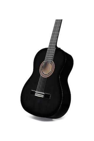Valencia Vc104tbk Klasik Gitar 4/4 Siyah Sap Çelikli - Klasik Siyah - Başlangıç