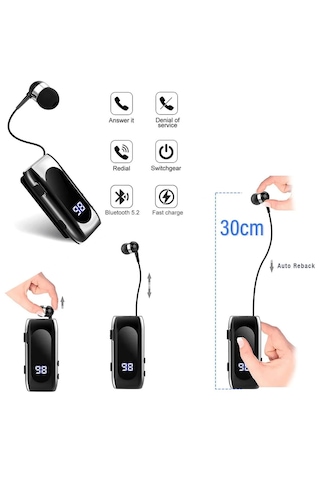 Exenar SW11 Bluetooth 5.2 Kulak İçi Kulaklık