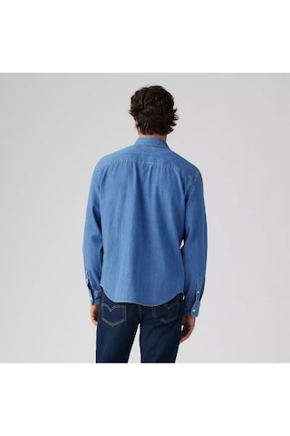 Levi's Erkek Authentic Button-down Mavi Gömlek - A7210-0025 Mavi