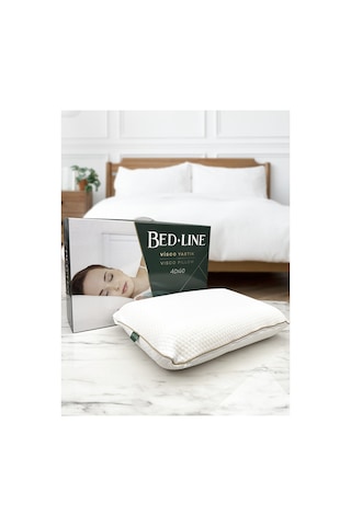 BedLine Visco Slim Comfort Yastık 39 58 13 Cm Beyaz