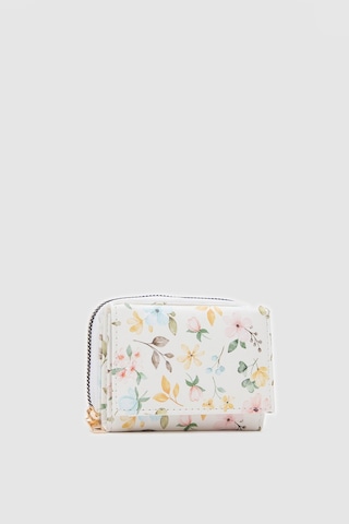 Çiçek Desen Bayan Cüzdan - Ol-1059 Siyah