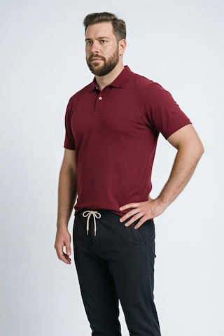 Defacto %100 Pamuk Polo Tişört H1650ax26spbr285 Bordo-br285