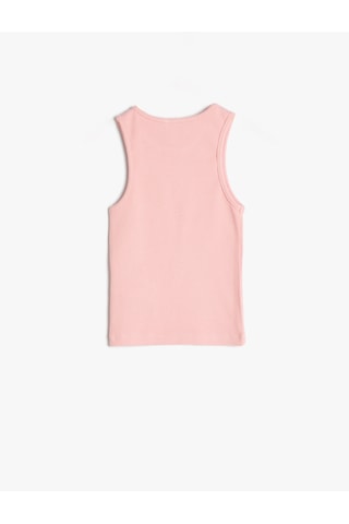 Koton Atlet Kiraz Baskılı Bisiklet Yaka Pamuklu Pembe 4skg30141ak Pembe