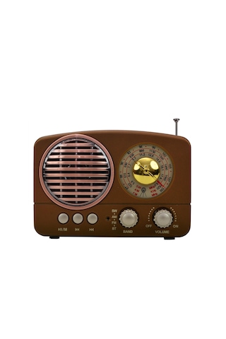 Nostaljik Fm Radyo Bluetooth-Usb-Retro Meier M161-Bt