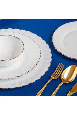 Perotti 17585 Waves Opal 24 Parça 6 Kişilik Yemek Takımı