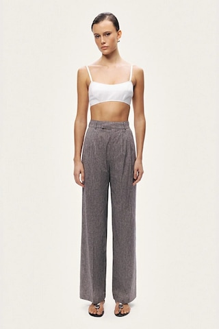 N26yn3499 Nocturne Pantolon Gri Melange