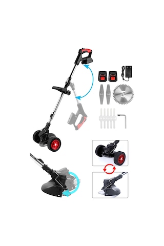 Deko Turkey DKT21AT Samsung Çift Akülü 21V 2Ah Çim Ot Biçme Mak