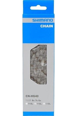 Shimano Zincir Cn-hg40 6/7/8 Vites Siyah